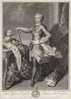 KG 12926
          <br/>
          Portret van Lodewijk XV (ten voeten uit).
          <br/>
          <em>Larmessin, Nicolas IV de (1684-1756)</em>